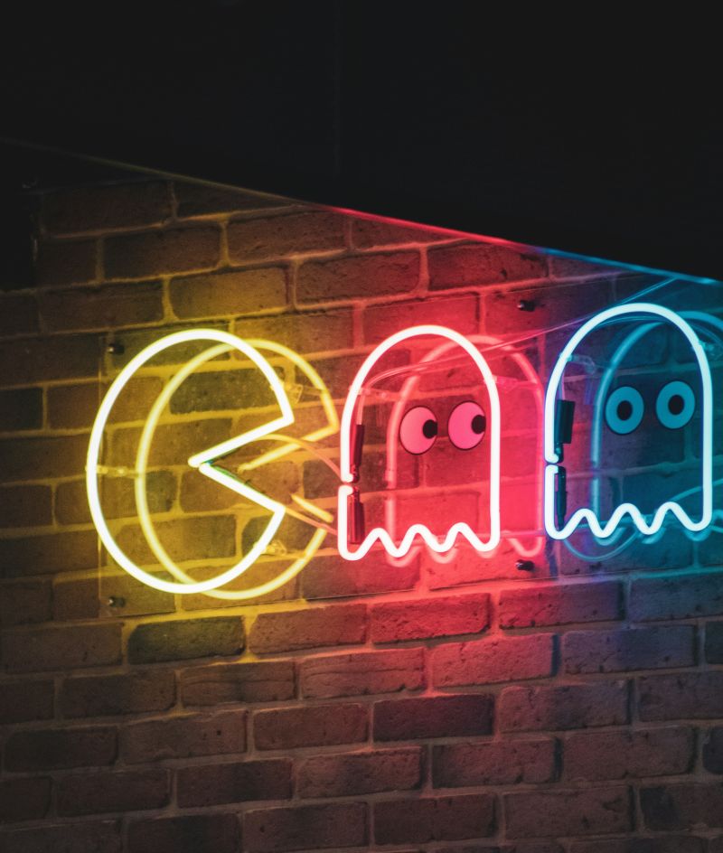 Kids exploring retro video games