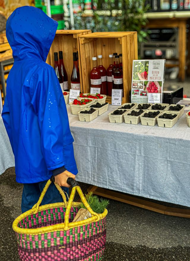 Children connecting at a community event
